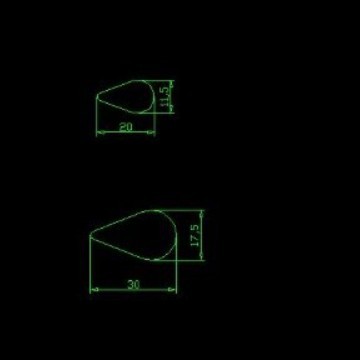 各类激光刀模定 做 皮革钱包刀模 圆形亚克力EVA泡棉不干胶刀模