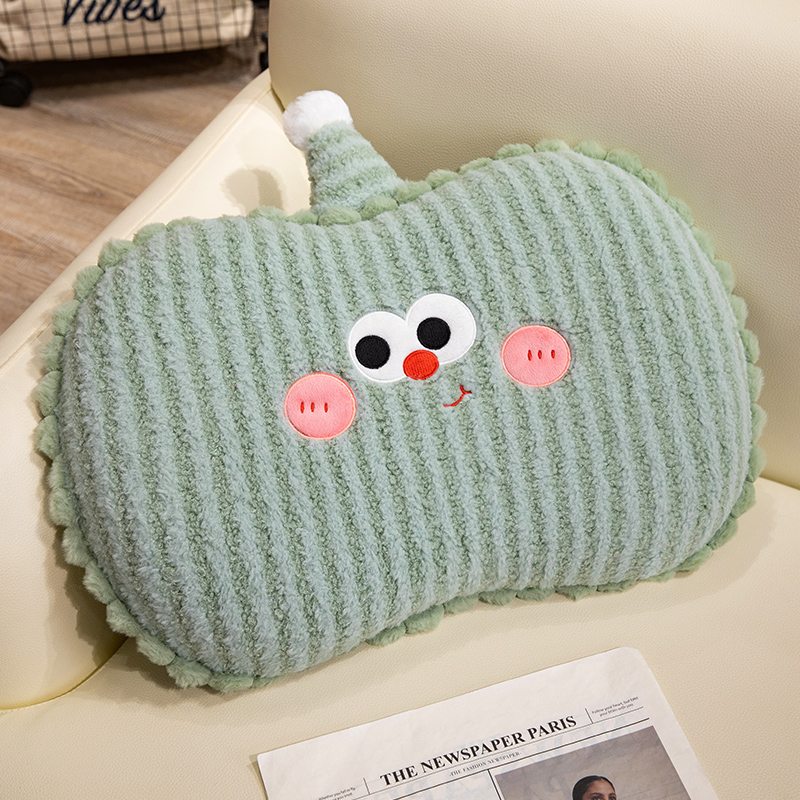 Memoria encantadora almohada de algodón para proteger la columna vertebral cervical para ayudar a dormir rebote lento no colapso estudiantes y adolescentes para dormir en invierno