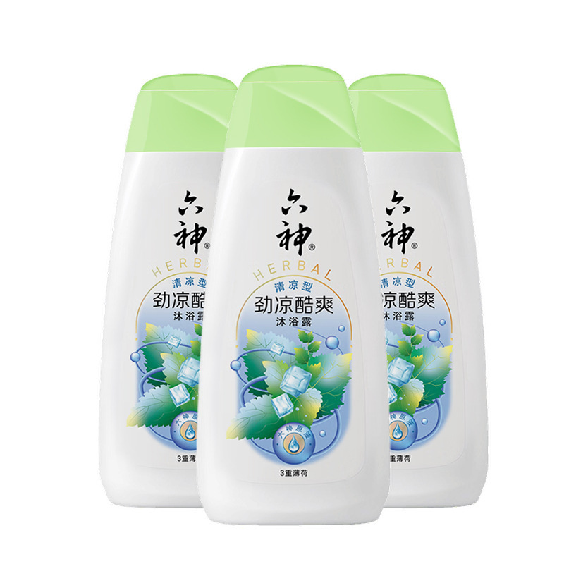 六神沐浴露清凉冰片滋润沐浴乳清香爽肤450G家用正品批发包邮|undefined