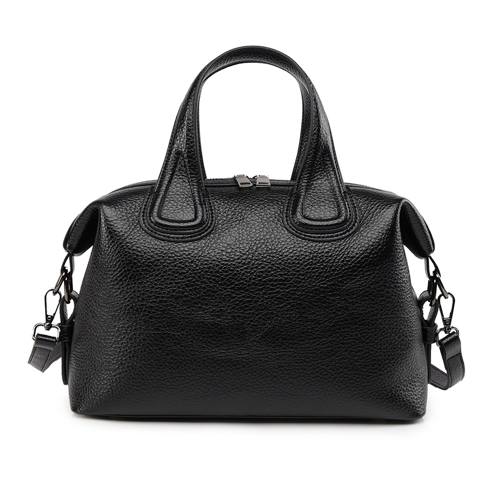 Women's New Fashion Boston Handbag Simple Large Capacity Plaid Commuter Bag - Thumbnail 7