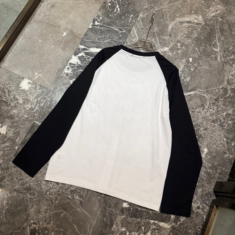 K91805梵文插肩印花打底衫圆领长袖休闲宽松百搭打底衫女经典款时|undefined