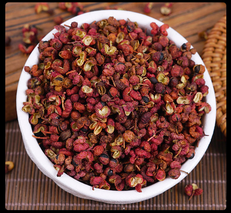 Sichuan Hanyuan Red Sichuan Peppercorn (Zanthoxylum bungeanum) — Da Hong Pao Mala Spice for Hot Pot preparation