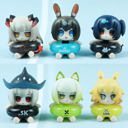 Q version of Arknights figures, peripheral ornaments, Amiya Texas doll, gashapon toys wholesale