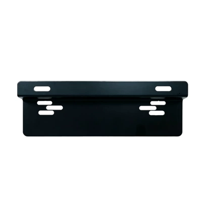 Dual License Plate Holder for China-Hong Kong-Macao, Extended Aluminum Alloy Frame for Guangdong Cars Traveling South, Hong Kong Dual License Plate Bracket (Electric vehicle license plate frame) - black