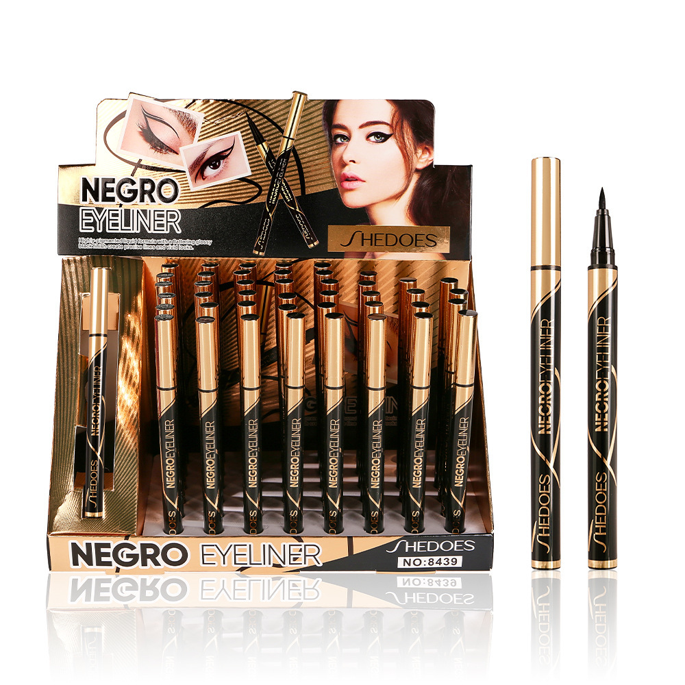 Comercio exterior de maquillaje transfronterizo dedicado para Shedoesi de larga duración impermeable a prueba de sudor no fácil de manchas de secado rápido Lápiz Delineador de ojos principiante
