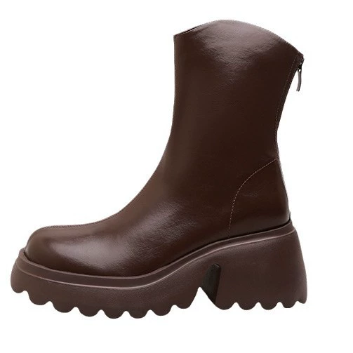 Martens, demi-season universal low boots, fitted