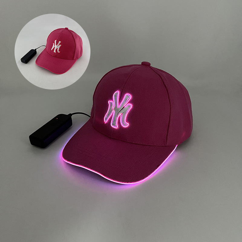 Gorra de béisbol luminosa LED deportes al aire libre gorras luminosas Festival de música Bar Bengdi Festival Show Gorras luminosas