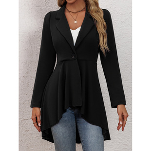 Z 37710 Navy Blue Single-button Suit ��܊�{�ο����b���uͨ��