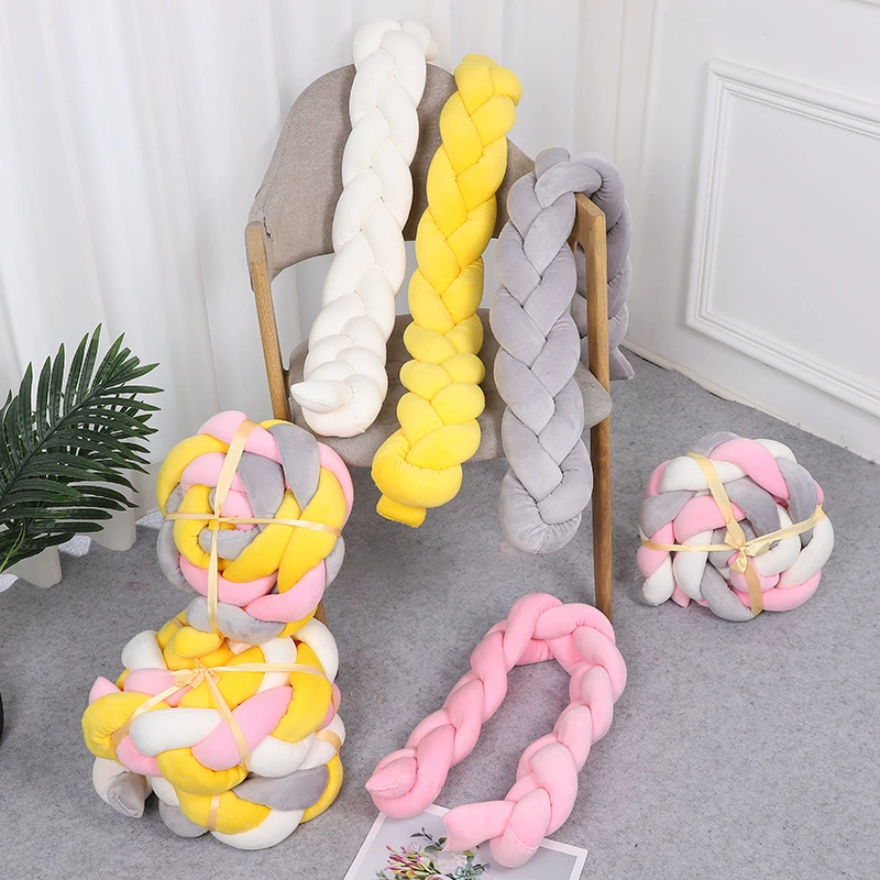 Трансграничная скандинавская датская ручная плетеная косичка детская комната декоративная кровать фабрика прямых продаж в скандинавском стиле