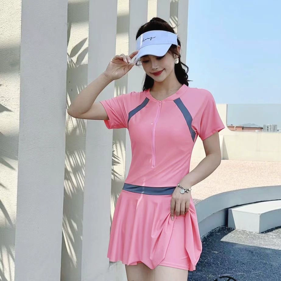 Quick-dry Swim Dress, Fitted Protective Underwear for Elementary Students, Sizes M–2XL