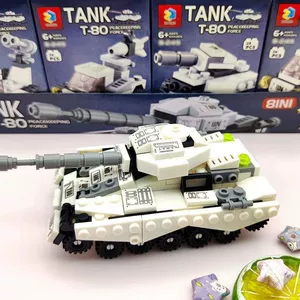 Lego конструктор танк бронированный автомобиль модель автомобиля игрушка для мальчиков