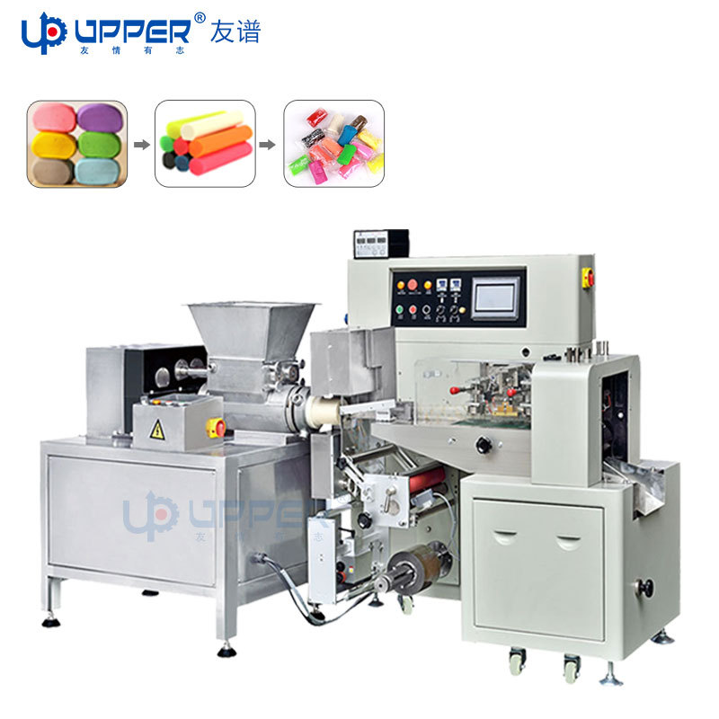 Colorful clay automatic extrusion cutting and packaging machine…