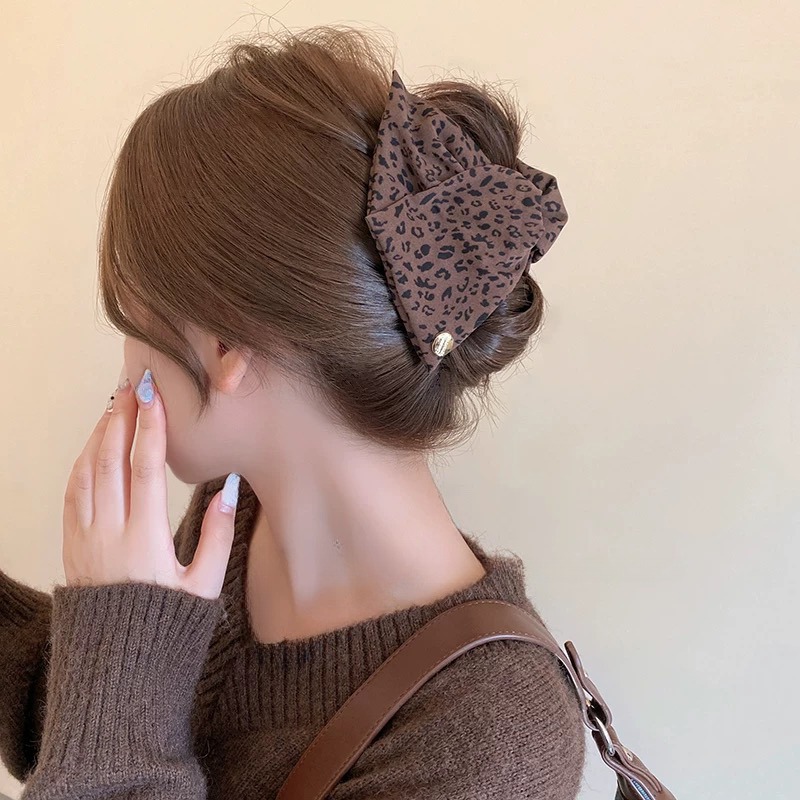 191 треугольный захват с леопардовым принтом 13 см