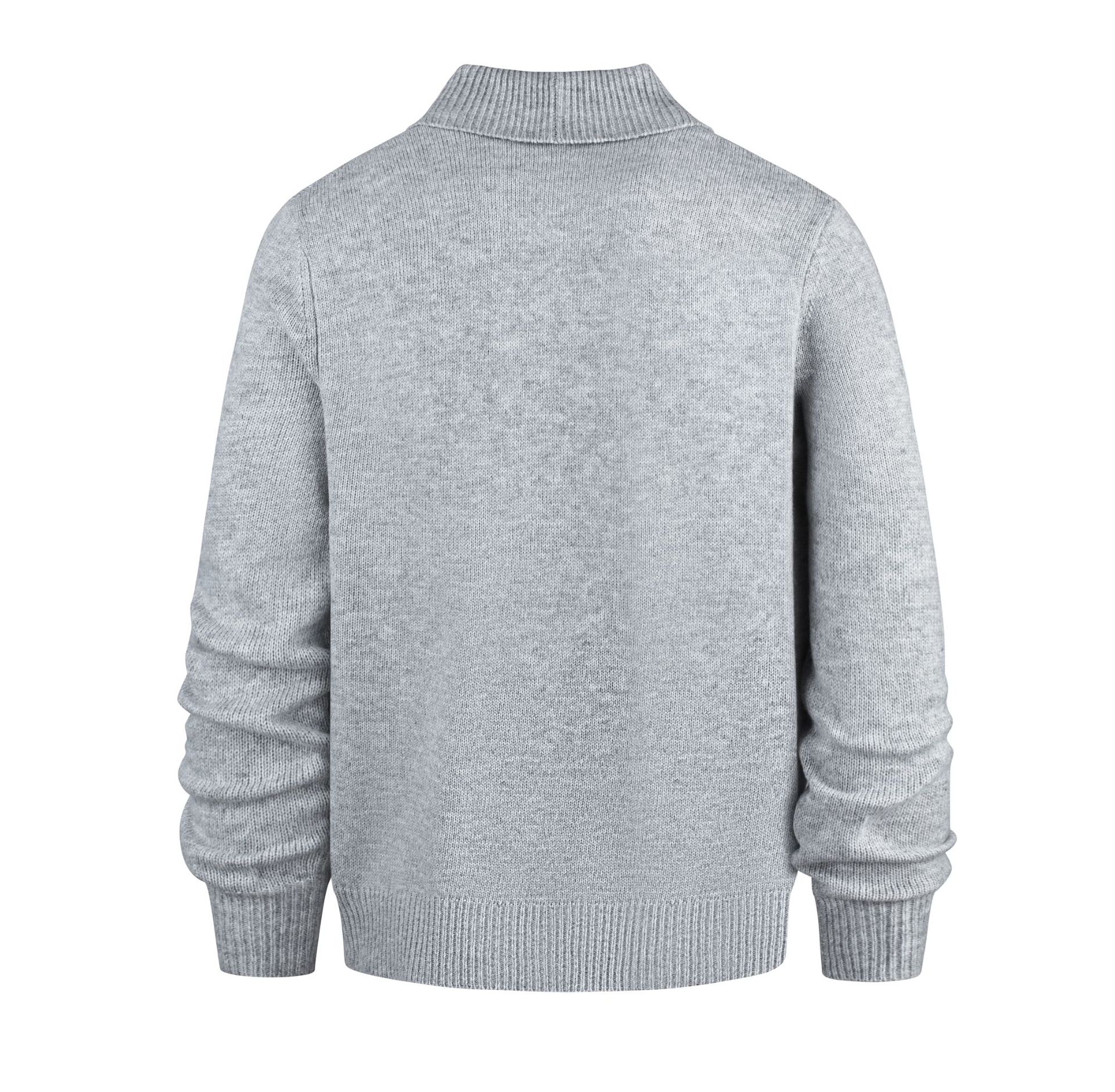 Men's Knit Cardigan Long Sleeve V-Neck Pocket Sweater Fall Winter Casual Coat Fashionable Overshirt Fashion Trends_viptrois.com