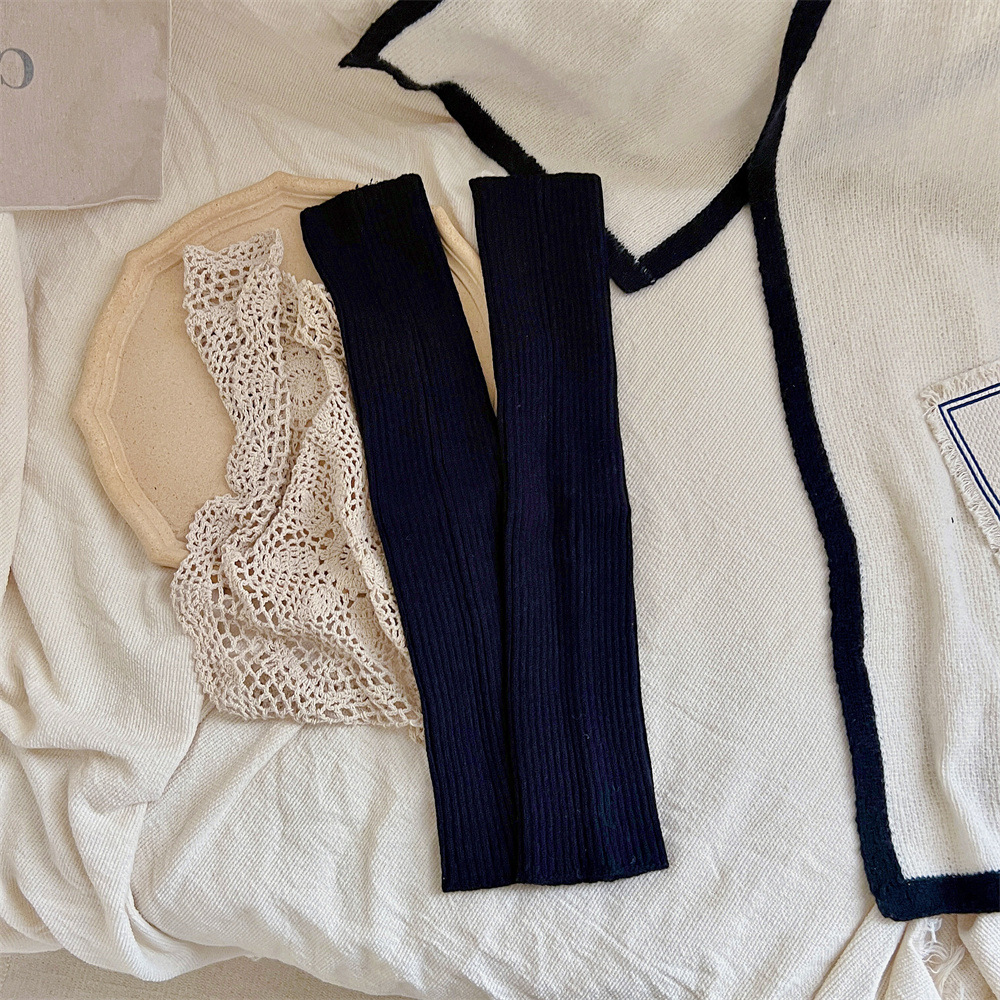 Y2g cubierta de la pierna suelta chica caliente botas de desgaste cubierta adelgazante Otoño e Invierno botas de nieve cubierta de la pierna suave glutinoso JK calcetines de pantorrilla para las mujeres