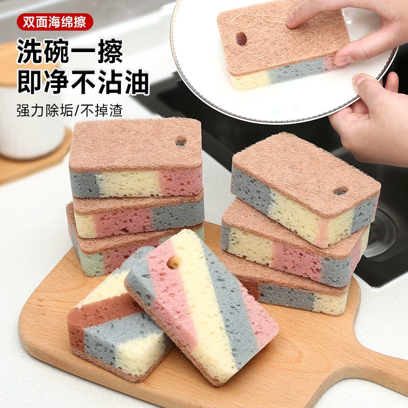 Sponge double-sided hygienic bath sponge, increased thickness, water absorbent