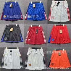 2526足球服短裤利物浦巴萨皇马阿森纳巴黎迈阿密曼联马赛阿贾克斯