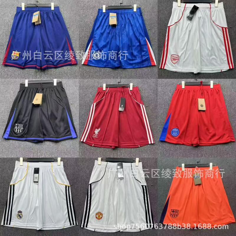 2526 Football Shorts Liverpool Fc Barcelona Real Madrid Arsenal Paris Saint-Germain Miami Fc Manchester United Marseille Ajax
