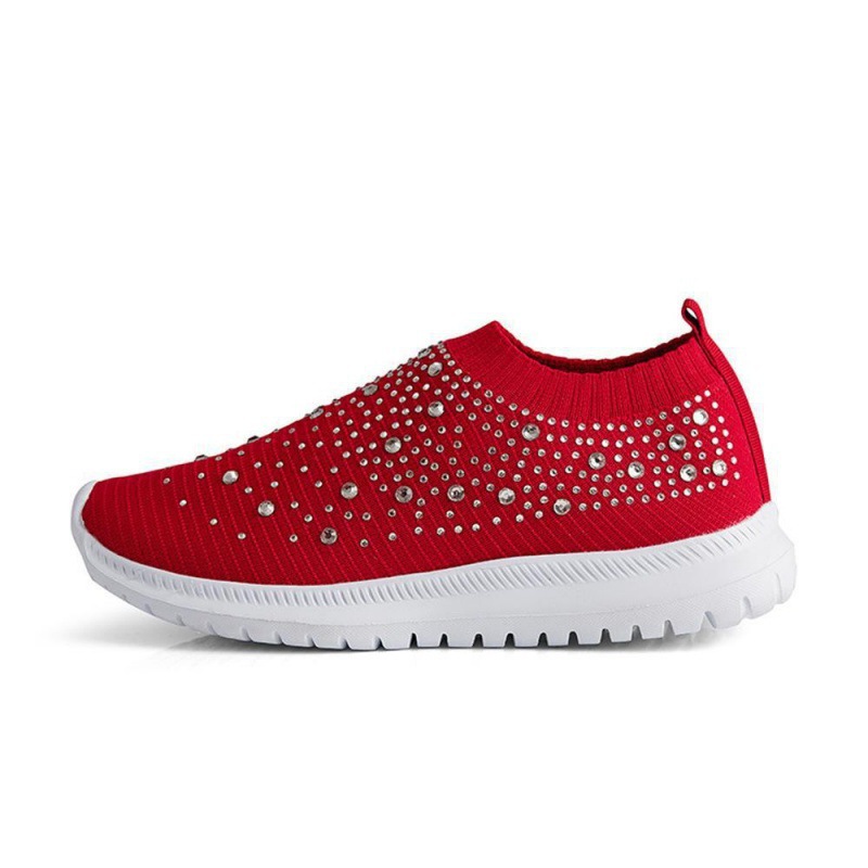 Casual sportivo in Flyknit con strass da donna_voghion.com
