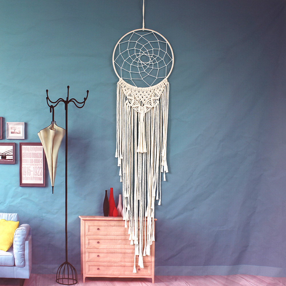 Estilo nórdico tejido dream catcher tapiz regalo hecho a mano interior decoración de la pared colgante transfronterizo Amazon Supply