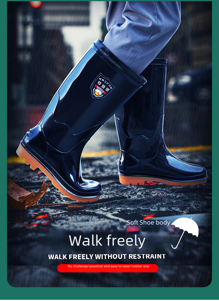 High-Top Rain Boots Image 5