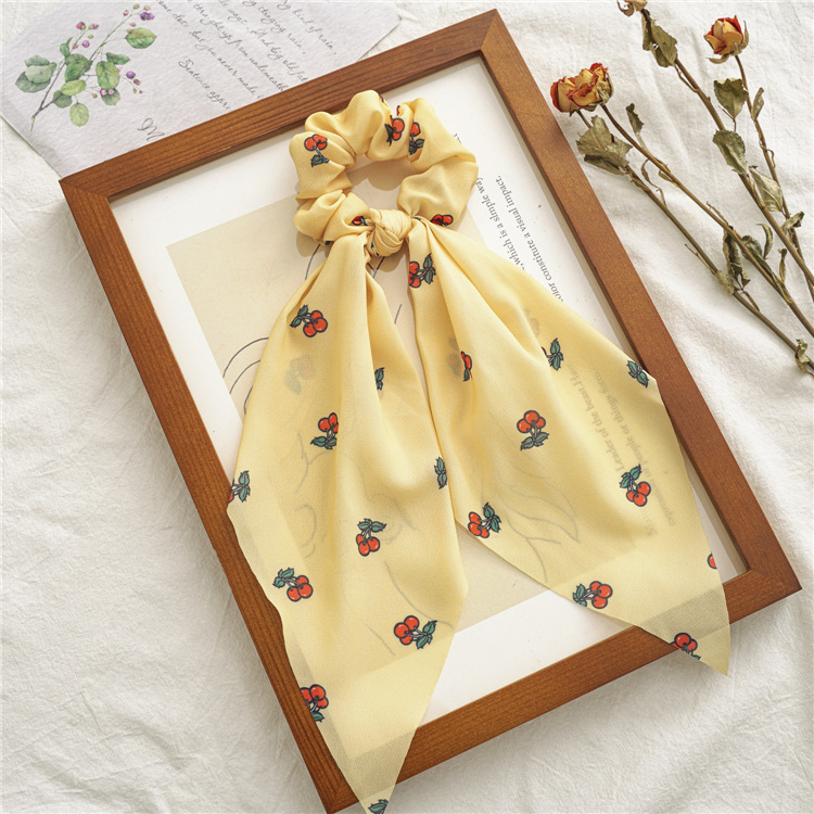Cute Cherry Cloth Hair Tie display picture 5