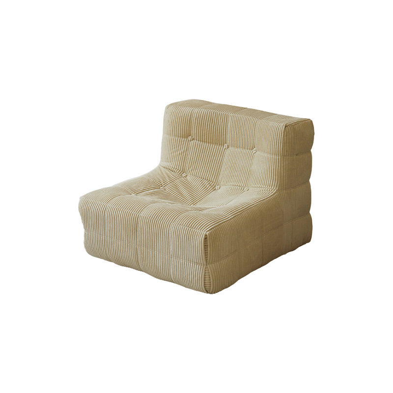 Waffle transfronterizo oruga perezoso sofá individual vacío de compresión sala de estar ocio pequeño sofá balcón silla de cocina