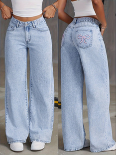 V 35657 Sweet Spicy High Waist Loose Jeans �����L����ţ��ѝ
