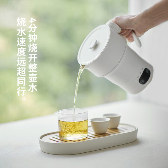 olayks now best-selling Japanese and Korean folding hot water kettle portable kettle thermostatic boiling water cup travel pot pure titanium