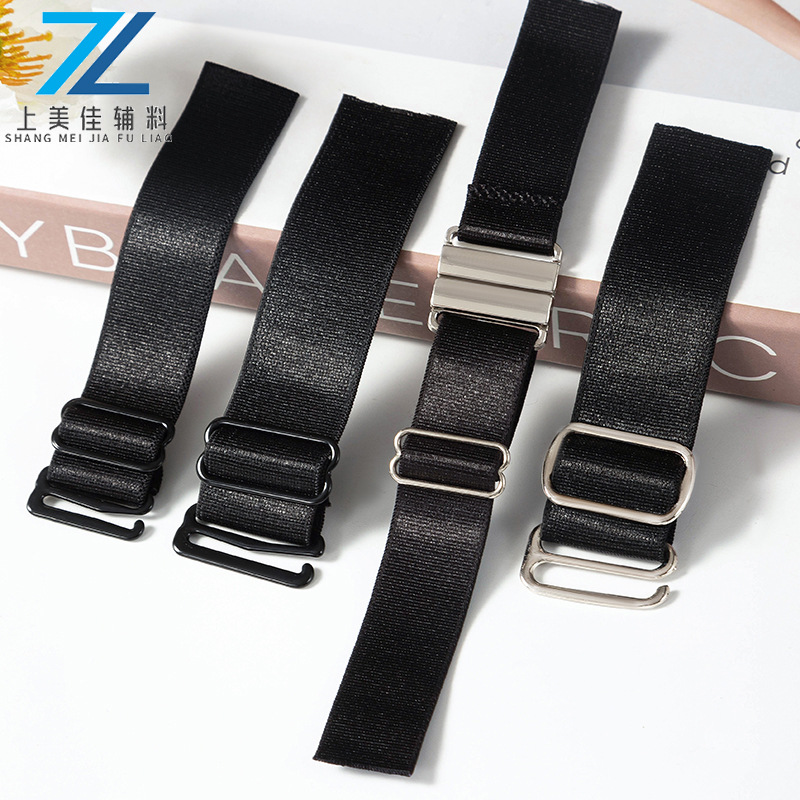 2.0CM/2.5CM帽子调节松紧带夏季爆款空顶带扣尺寸帽带厂家批发