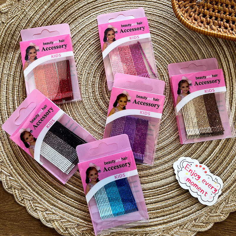 Business Occasion Casual Elegant Simple Style Kid'S Multicolor Plastic Resin Sequins Hair Clip
