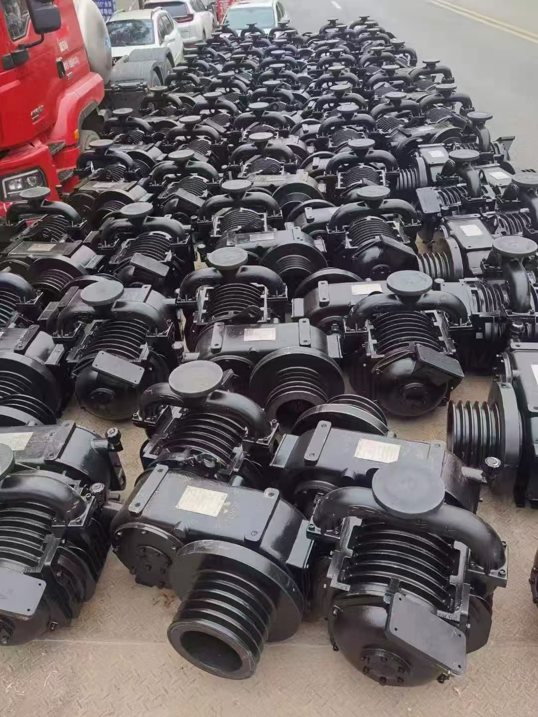 Air Compressor Fuda Crane Right-Mounted Air Compressor Hycw-10/2 Bohai Air Compressor