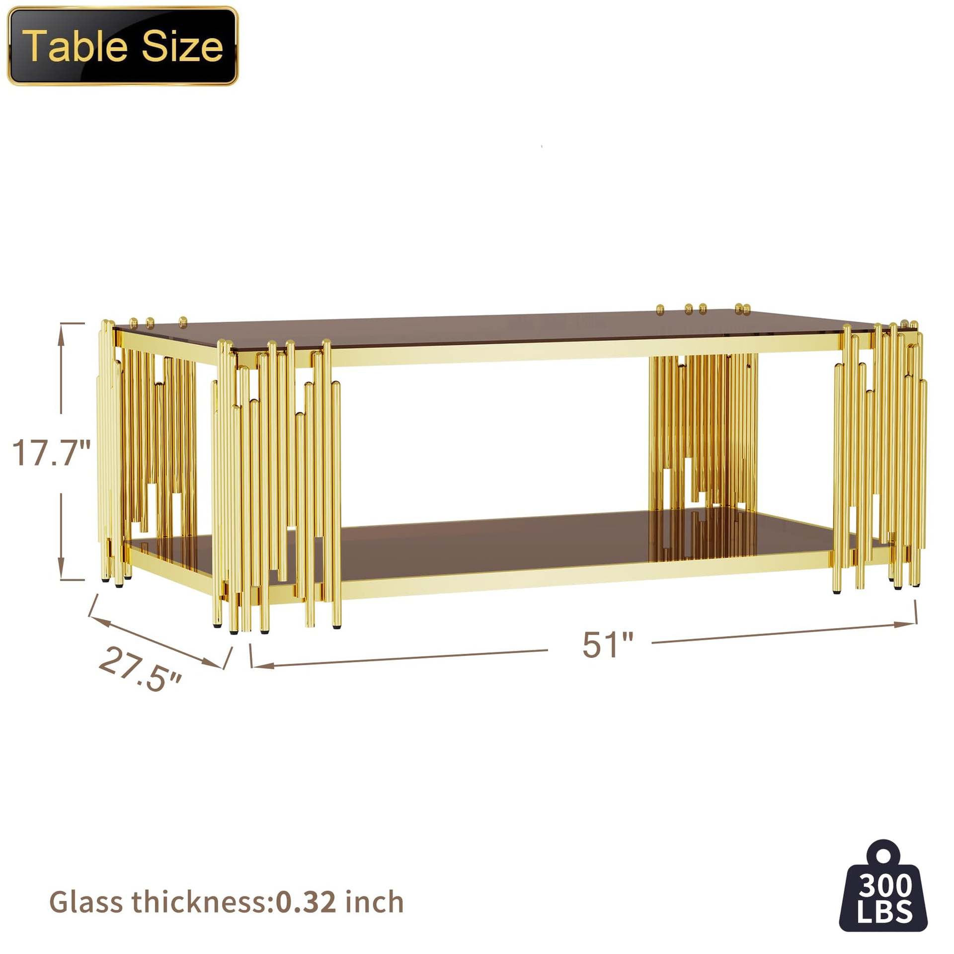 Mesa de café de acero inoxidable mesa de café lujosa mesa de café de alta calidad moderna simple vidrio templado borde