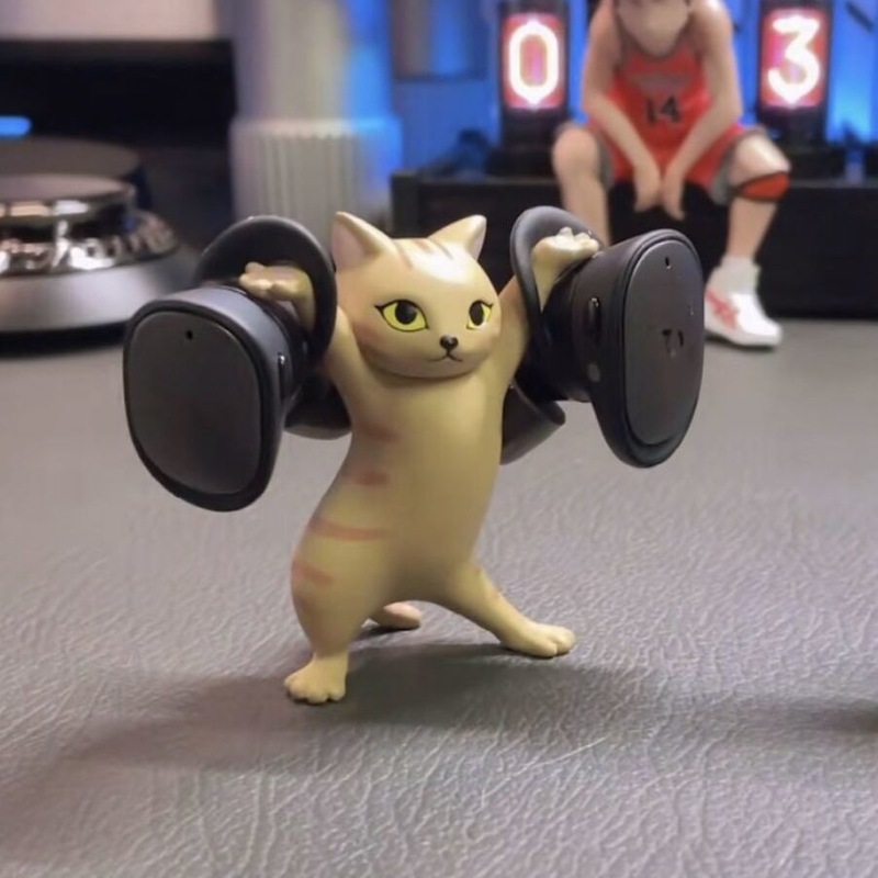 持ち上げペンホルダー、流行猫、魅惑的な猫、猫ペンホルダー、手作り猫オーナメント、ペンホルダー、かわいい手を上げる、越境輸出|undefined
