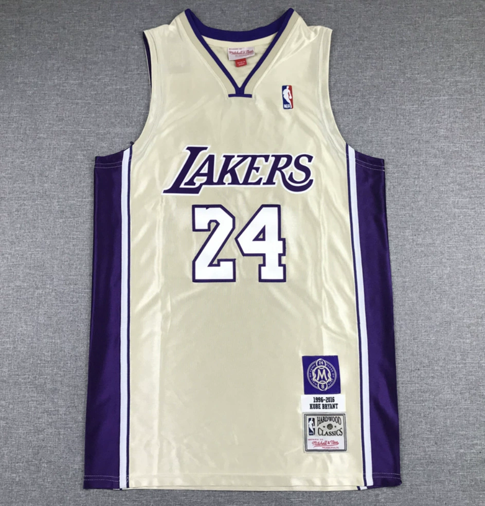 NBA вышитая баскетбольная майка No. 24 Kobe Мамба змея рисунок Kobe спереди No. 8 No. 24 Lakers Kobe Jersey