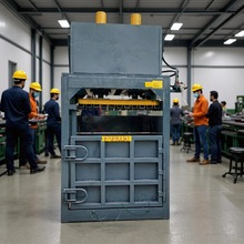 稻草秸秆压梱器 塑料瓶旧袋子打包机 生活垃圾压缩包机厂家