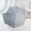 Automatic umbrella, sun protection cream solar-powered, fully automatic, flowered, UF-protection