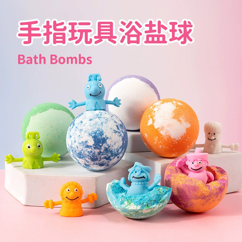Детское эфирное масло для ванны, кросс-бордерные товары для ванны, ванночка для пальчиков, спа-соль для ванны, шарик для ванны, носимый пальчиковый шарик, игрушка 100г