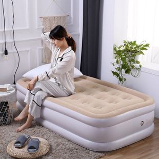 Inflatable Mattress Outdoor Home Heating Air Cushion Bed Folding Bed Lazy Single Mattress Portable Double Thickened Bed