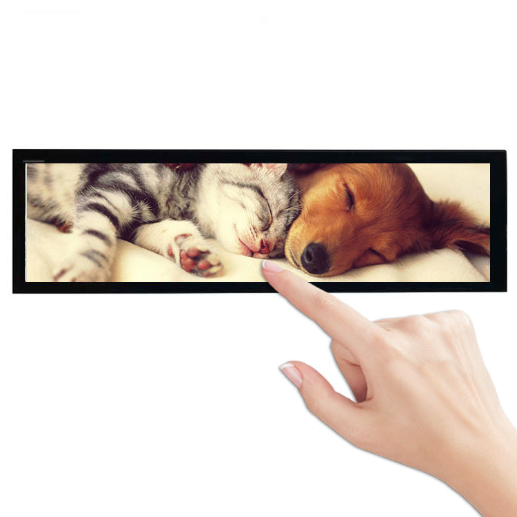 长条形屏货架广告屏6.86 7.84  8寸条屏广告机商场餐饮广告显示器