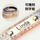 Dog Collar Engraving Medium and Large Dog Small Dog Collar Anti-loss Golden Retriever Dog Brand Bell Pet Neck Collar Collar