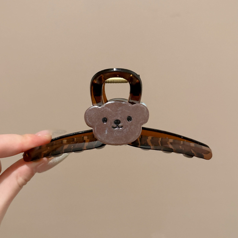 1#Tea brown】large bear grip-13cm