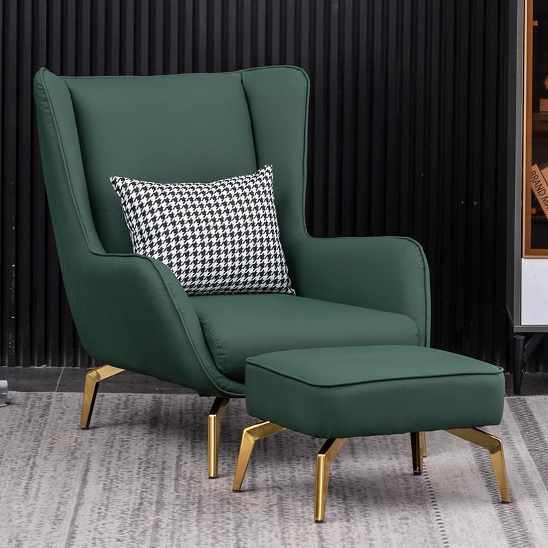 Dormitorio moderno de una sola silla simple sala de estar se puede acostar sofá individual de lujo ligero balcón perezoso diseñador de sofá doméstico