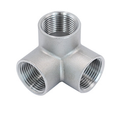 304 stainless steel internal threaded corner 3-way wall corner 3-way internal thread right-angle 3-way threaded fitting