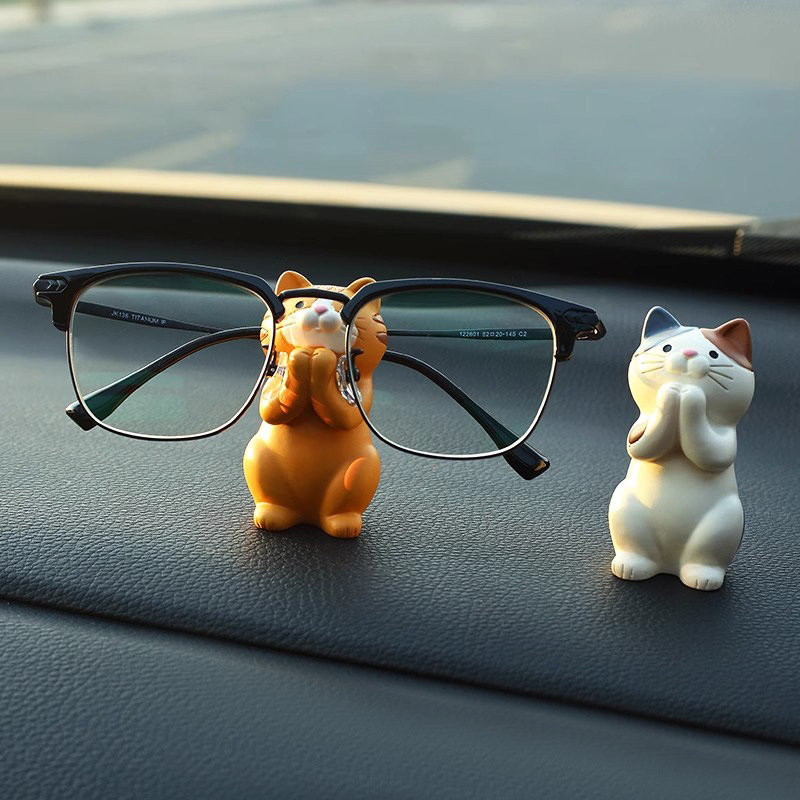 Multifunctional Car Glasses Holder Car Glasses Holder Funny Car Center Console Storage Box Car Sunglasses Holder Card Holder