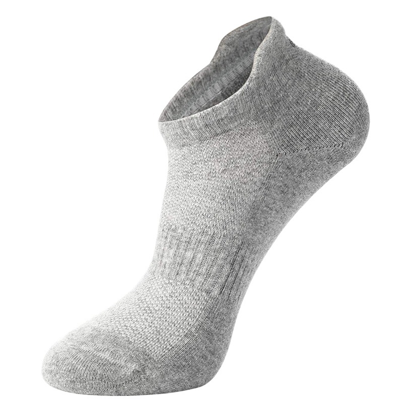 Amazon calcetines de algodón peinado deportes hombres y mujeres corriendo calcetines fábrica color sólido casual corto cuatro estaciones barco calcetines en stock