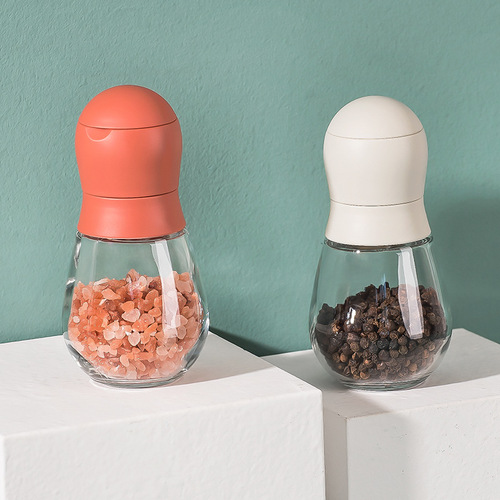New Bowling Manual Pepper Grinder Kitchen Pepper Grinder Sprinkler Bottle Manufacturer Cross-Border