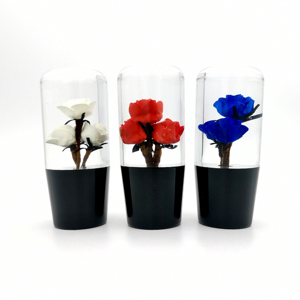 10/15/20CM Acrylic Crystal Rose Car Gear Shift Knob