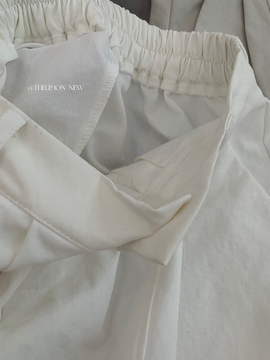 Quần culottes nữ ống rộng cạp cao dáng suông phong cách tối giản — màu đen, Xám cacbon, Xám bạc, màu trắng chi tiết 36