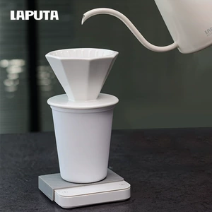 LAPUTA Leton Diamond Filter Cup Ceramic V60 Теплостойкий кофейный фильтр чашка для ручного кофейного фильтра Cup Cup Cup